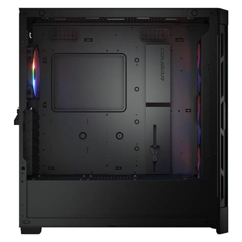 Buy Cougar Airface Pro Rgb Tg Mid Tower Black Cgr Ad B Air Rgb Pc