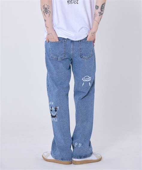 MUSINSA公式 ARTISTWEAR ATW Sense Factory Wide Denim Pants