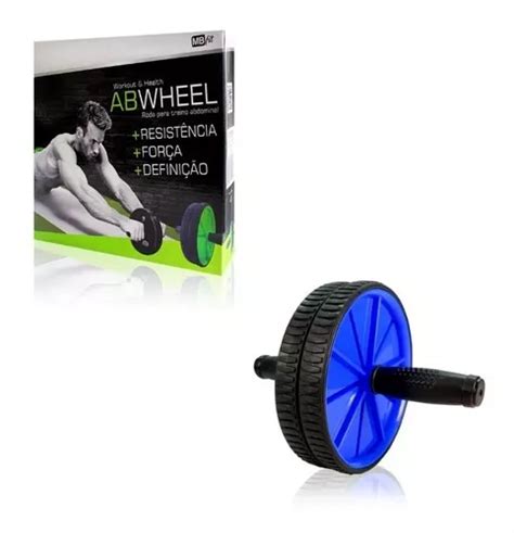 Roda Abdominal Ab Wheel Rolo De Exercicios Lombar Parcelamento Sem Juros