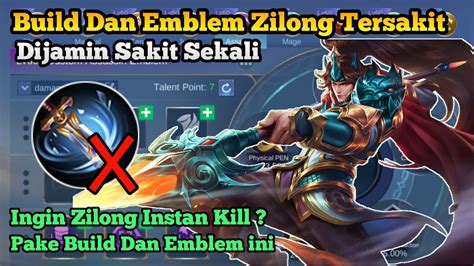 Emblem Dan Build Zilong Tersakit Terbaru Cara Main Dan Combo