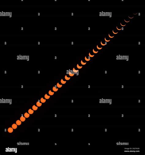 Solar Eclipse Phases Stock Photo - Alamy