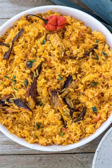 Njanga Rice Jollof Rice With Palm Oil Video