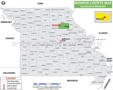 Monroe County Map