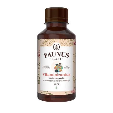 Sirop Cu Miere Si Propolis Vitaminizantus Ml Faunus P Farmacia