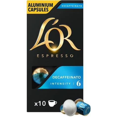 Capsules de café Decaffeinato x 10 L Or Espresso Cdiscount Au quotidien