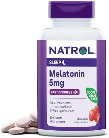 Amazon Nature Made Melatonin 5mg Extra Strength Tablets 100 Drug