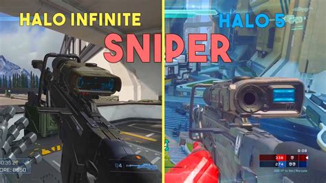 Halo Infinite Vs Halo 5 Sniper Rifle YouTube