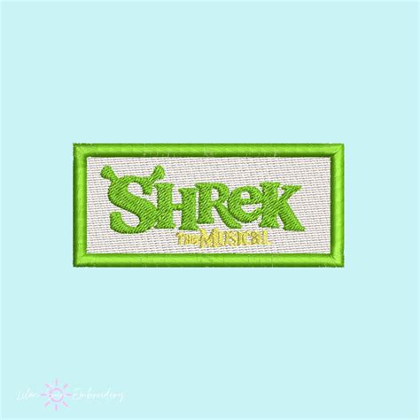 Shrek The Musical Theatre Embroidery Patch Musical Theatre Ts