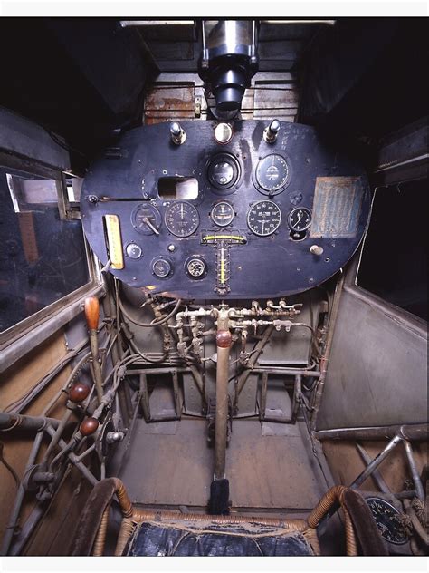 "Spirit of St. Louis Cockpit Charles Lindbergh First Flight to Cross the Atlantic NASM" Poster ...