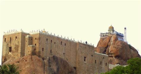 Rockfort Temple Ucchi Pillaiyar Kovil Of Tiruchrapalli T N And The