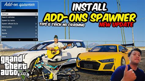 CARA INSTALL ADD ON VEHICLE SPAWNER DI GTA 5 TERBARU GTA 5 MODS YouTube