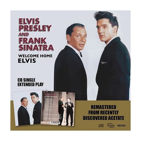 Elvis Presley Frank Sinatra Welcome Home Elvis Mrs Cd Single