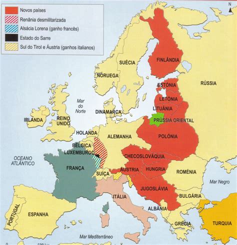 Guerra Mapas Que Mostram Os Diferentes Momentos Da Primeira Guerra