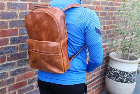 Leather Backpack, Brown Leather Backpack, Rucksack, Men Leather Backpack, Gifts for Him, Full ...