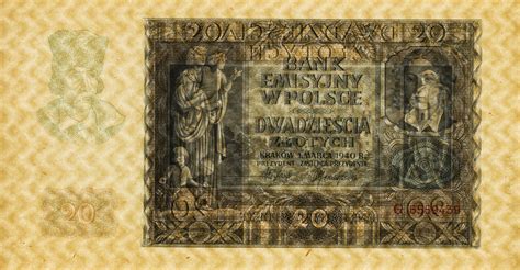 Banknot 20 złotych Muzeum Papiernictwa w Dusznikach Zdroju