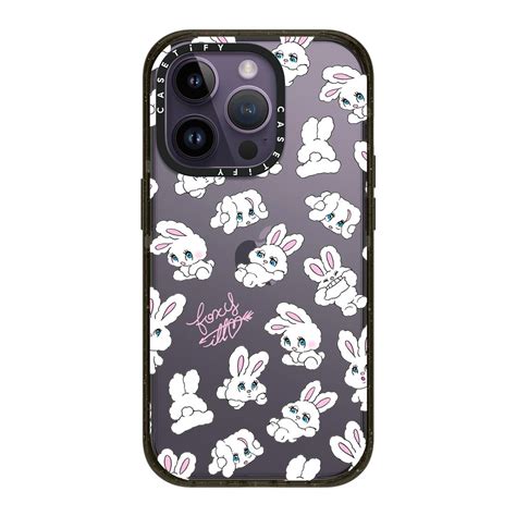 【楽天市場】【公式】casetify Iphone 14pro インパクトケース クリア ブラック クリア フロスト Duty Free Clouds Skater John Bunnies