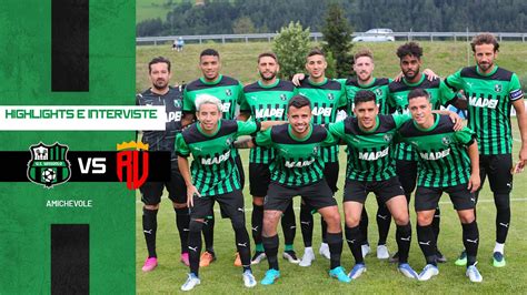 Sassuolo Real Vicenza Highlights E Interviste YouTube