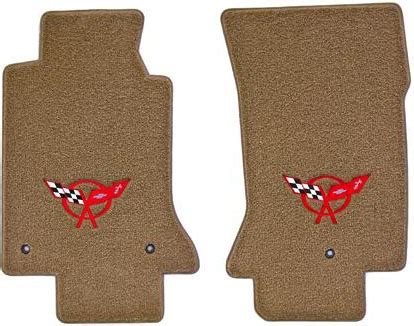 Corvette Mat Set Floor Lloyd S Ultimats Embroidered Applique Red C