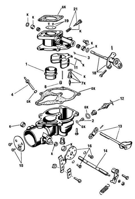 Zenith 267 Carburetor Exploded View