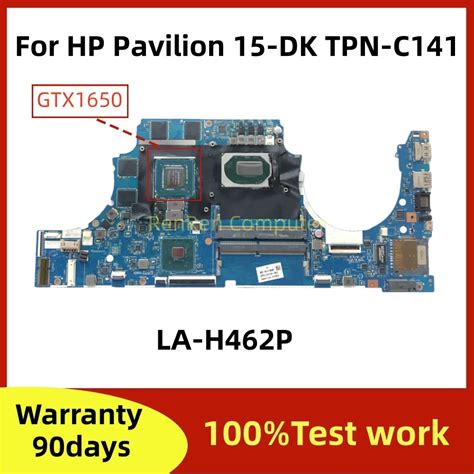 FPC52 LA H462P For HP Pavilion 15 DK TPN C141 Laptop Motherboard I5