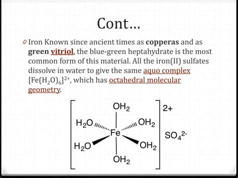 Ferrous sulphate