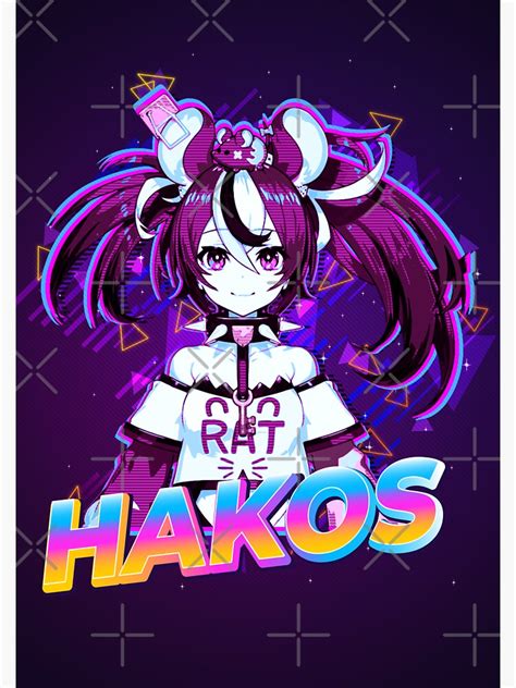 Pegatina Hakos Baelz Hololive Vtuber De Fish6sticksp Redbubble