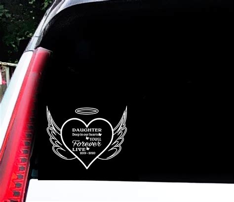 In Loving Memory Decals,memorial Decal for Daughter,son,mother,father ...