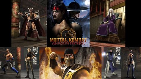 Mortal Kombat Shaolin Monks Kung Lao Finale Scorpion Kano Shang Tsung Kintaro Shao Kahn