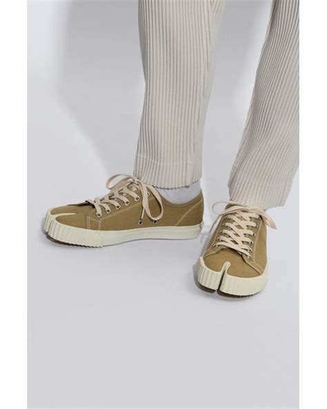 Maison Margiela Tabi Sneakers In Green Lyst