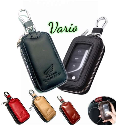 Dompet Kunci Remote Keyless Motor HONDA VARIO Kulit Asli Transparan