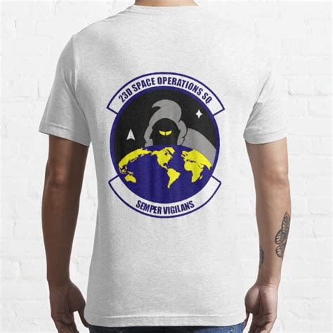 23rd Space Operations Squadron 23 Sops Crest On The Back Of Shirts T Shirt For Sale By