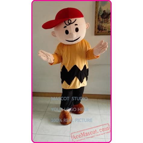 Boy Brown Mascot Costume