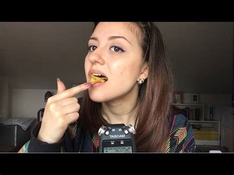 Asmr Eating Sounds Potato Chips Dill Crunchy Mukbang The Asmr