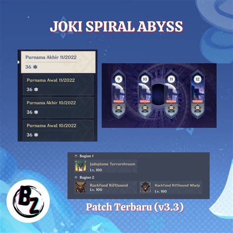 Jual Joki Spiral Abyss GENSHIN IMPACT Shopee Indonesia