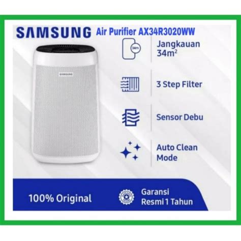 Jual SAMSUNG AIR PURIFIER AX34R3020WW Shopee Indonesia