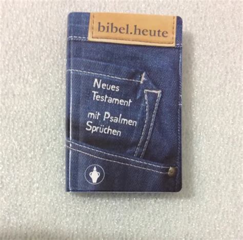 NEUES TESTAMENT MIT Psalmen und Sprüchen Taschenbibel bibel heute