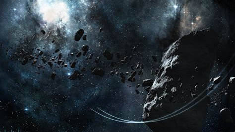 Asteroid wallpaper, asteroid, space art, stars, nebula HD wallpaper | Wallpaper Flare