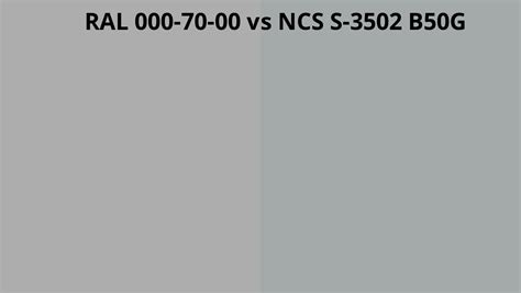 Ral 000 70 00 Vs Ncs S 3502 B50g Ral Colour Chart Uk