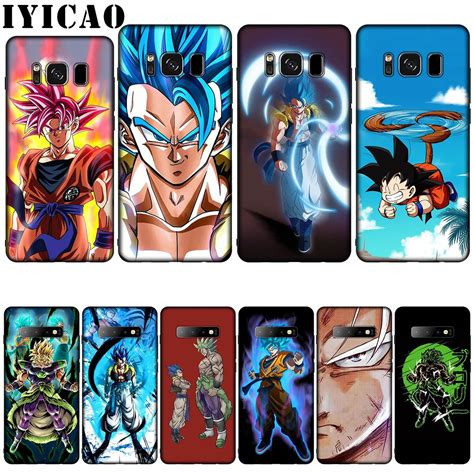 Iyicao Dragon Ball Super Broly Movie Silicone Soft Phone Case For Samsung Galaxy S10 S9 S8 Plus