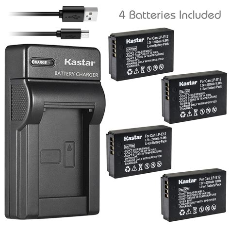 Kastar Battery Slim Usb Charger For Canon Lp E Lc E Canon Eos M