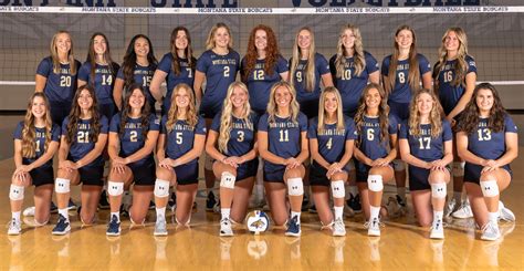 Montana State Univ Rosters Women Volleybox