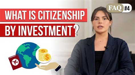 Faq What Is Citizenship By Investment Youtube