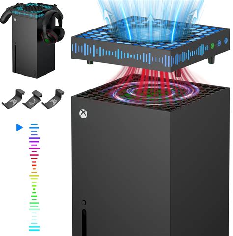 Googet Ventilateur De Refroidissement RVB Pour Xbox Series X Avec