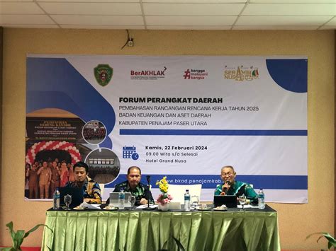 Forum Perangkat Daerah Badan Keuangan Dan Aset Daerah Kabupaten Penajam