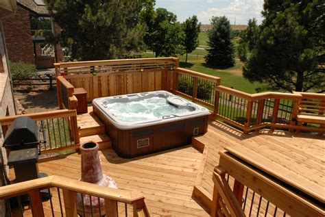 Unique Spa Decks Decktec Outdoor Designs