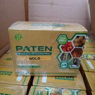 Jual PUPUK PATEN 1 BOX ISI 24 SACHET IMUN PATEN PUPUK PATEN GOLD