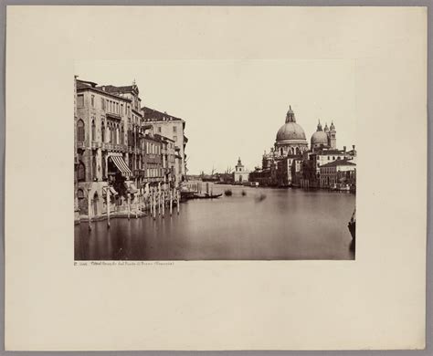 Venice View Of The Canal Grande And Santa Maria Della Salute From The