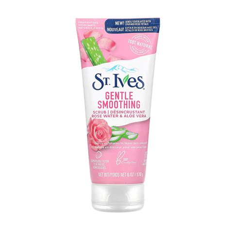 St Ives Gentle Smoothing Rose Water And Aloe Vera Scrub 170gm At Nice