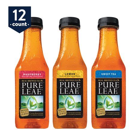 Pure Leaf Iced Tea Sweetened Variety Pack Real Brewed Black Tea