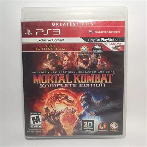 Juego Ps3 Mortal Kombat 9 Komplete Edition Fisico